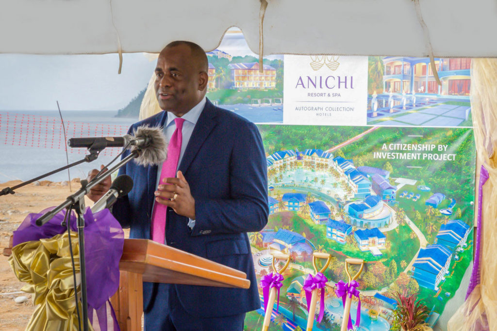 Prime Minister of Dominica, Hon. Roosevelt Skerrit, pledges his presence to help promote Anichi Resort & Spa
