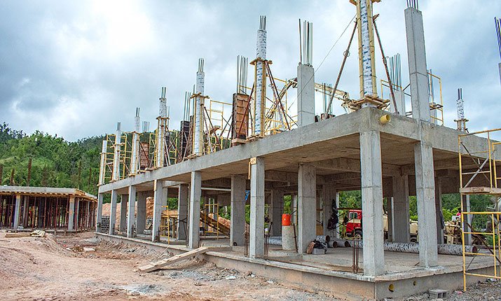 Construction at Anichi Resort & Spa: 3 July 2018
