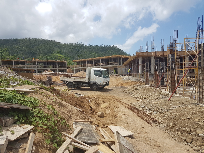 Construction progress at Anichi Resort & Spa