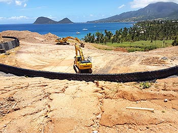 May 15, 2018 Anichi Resort Construction Update: Retaining Wall