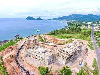 Anichi Resort Construction Update: Aerial View to the West-North - October 17, 2018
