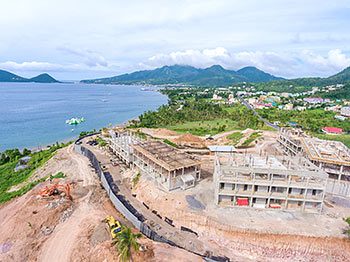 Anichi Resort Construction Update: Aerial View of the Construction Site to the North - October 17, 2018