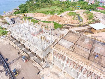 Anichi Resort Construction Update: Aerial View of Buildings at the West - October 17, 2018
