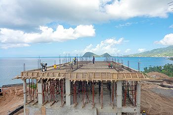 Anichi Resort Construction Update: Up Floor with the Caribbean Sea View - October 17, 2018