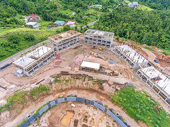 September 17, 2018 Anichi Resort Construction Update: Aerial View of the Construction Site
