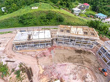September 17, 2018 Anichi Resort Construction Update: Aerial View of the Construction Site