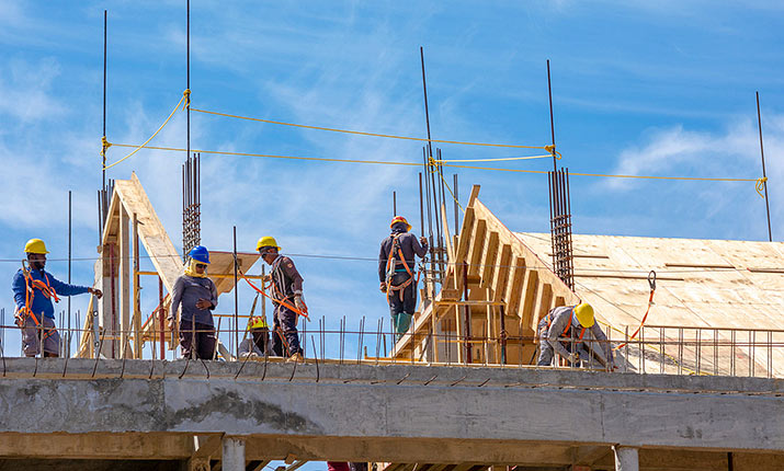 Anichi Resort Construction Update: Building 8. Working on Roofing Formwork - November 17, 2018