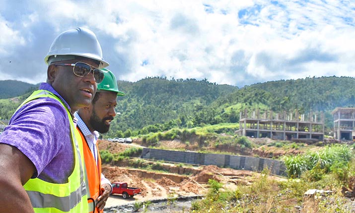 PM of Dominica, Hon. Roosevelt Skerrit, CEO of Oriental Developers (Caribbean) Ltd., Mr. Alick Lawrence