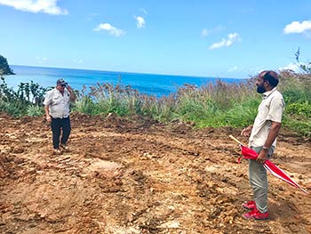 Ход строительства курорта Anichi Resort & Spa от 15 января 2018: Вид на Карибское море