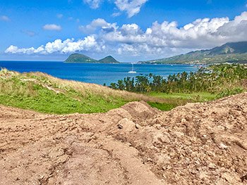 Ход строительства курорта Anichi Resort & Spa от 15 января 2018: Дорога с видом на карибское море