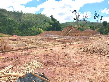 Ход строительства курорта Anichi Resort & Spa от 15 января 2018: Подготовка земли