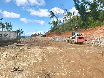 Ход строительства курорта Anichi Resort & Spa от 15 января 2018: Дорога
