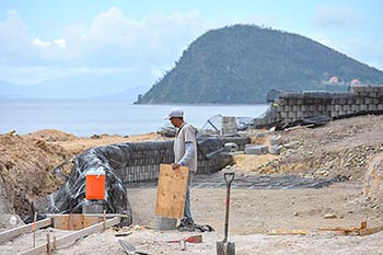 Ход строительства курорта Anichi Resort & Spa от 27 апреля 2018: вид на Карибское море