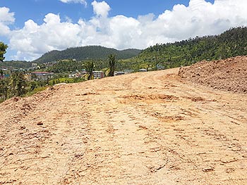 Ход строительства курорта Anichi Resort & Spa от 15 мая 2018: ведение земляных работ на северном въезде