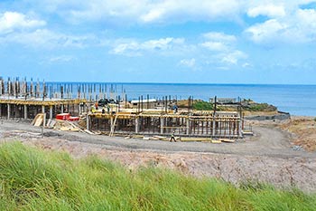 Ход строительства курорта Anichi Resort & Spa от 3 июля 2018: первый этаж