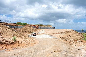 Ход строительства курорта Anichi Resort & Spa от 3 июля 2018: вид на строительную площадку