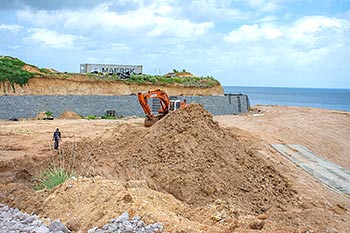 Ход строительства курорта Anichi Resort & Spa от 3 июля 2018: работы по фундаменту