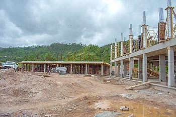 Ход строительства курорта Anichi Resort & Spa от 3 июля 2018: здания