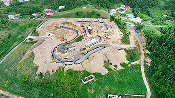 Ход строительства курорта Anichi Resort & Spa от 19 июля 2018: аэросъемка