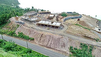 Ход строительства курорта Anichi Resort & Spa от 19 июля 2018: аэросъемка курорта