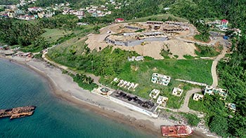 Ход строительства курорта Anichi Resort & Spa от 19 июля 2018: аэросъемка