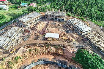 Ход строительства курорта Anichi Resort & Spa от 17 августа 2018