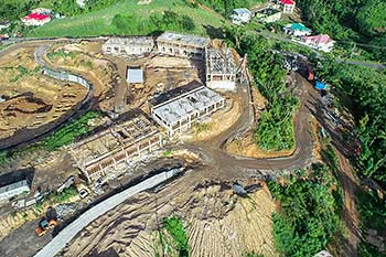 Ход строительства курорта Anichi Resort & Spa от 17 августа 2018: Аэросъемка