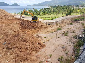 Ход строительства курорта Anichi Resort & Spa от 17 августа 2018: земляные работы