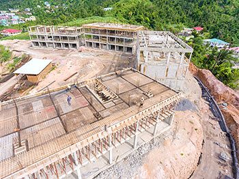 Ход строительства курорта Anichi Resort & Spa от 17 октября 2018: строительные работы для здания 7