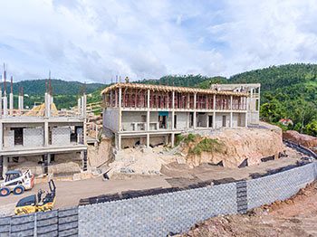 Ход строительства курорта Anichi Resort & Spa от 17 октября 2018: прогресс по зданию 6 (крупный план)