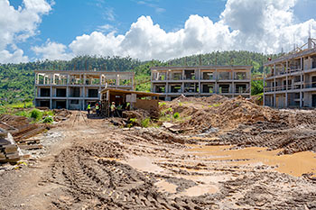 Ход строительства курорта Anichi Resort & Spa от 18 ноября 2018: здания 10 и 9