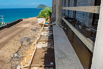 Ход строительства курорта Anichi Resort & Spa от 18 ноября 2018: Работа над фундаментом для здания 6