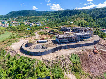 Ход строительства курорта Anichi Resort & Spa от 17 декабря 2018: здание 6 и 7