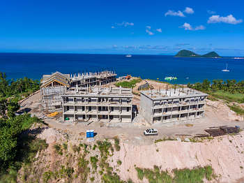 Ход строительства курорта Anichi Resort & Spa от 17 декабря 2018: здание 9 и 10