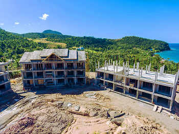 Ход строительства курорта Anichi Resort & Spa от 17 декабря 2018: здание 8 и 7