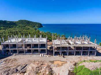 Ход строительства курорта Anichi Resort & Spa от 17 декабря 2018: здание 7 и 6