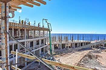 Ход строительства курорта Anichi Resort & Spa от 17 сентября 2018: вид на южную сторону