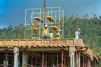 Ход строительства курорта Anichi Resort & Spa от 17 сентября 2018: строительные работы