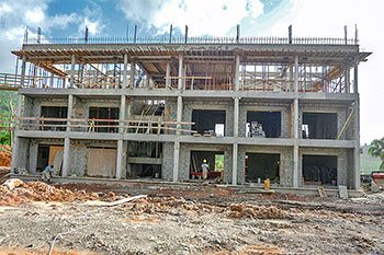 Ход строительства курорта Anichi Resort & Spa от 17 сентября 2018: строительство