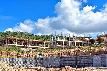 Ход строительства курорта Anichi Resort & Spa от 17 сентября 2018: здания 9 и 10