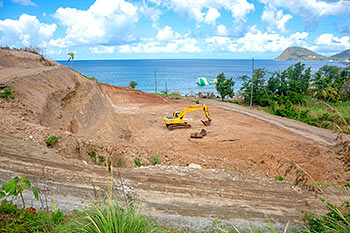 Ход строительства курорта Anichi Resort & Spa от 11 марта 2019: экскаватор