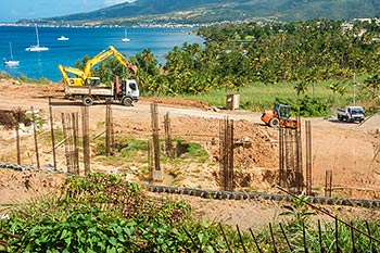 Ход строительства курорта Anichi Resort & Spa от 17 февраля 2019: строительная техника