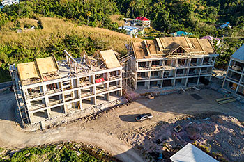 Ход строительства курорта Anichi Resort & Spa от 17 февраля 2019: здания 10 и 9 крупным планом
