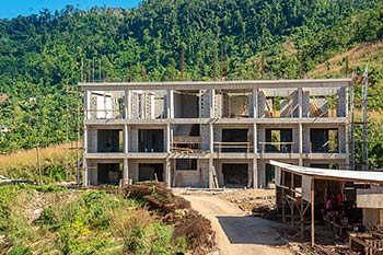 Ход строительства курорта Anichi Resort & Spa от 21 января 2019: здание 10 крупным планом