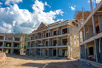 Ход строительства курорта Anichi Resort & Spa от 21 января 2019: здание 8 крупным планом