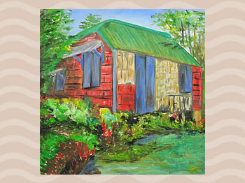 Dominica Arts and Crafts Exhibition on May 10, 2019: New House by Chase Lawrence