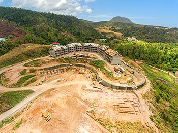 Аэросъемка с видом на Юго-Восток - Ход строительства курорта Anichi Resort & Spa от 27 апреля 2019