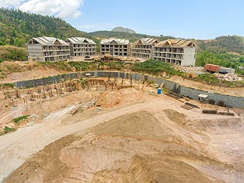 Ход строительства курорта Anichi Resort & Spa от 27 апреля 2019: здания курорта крупным планом