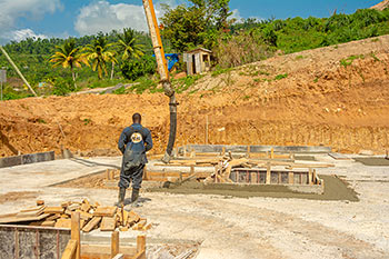 Ход строительства карибского курорта Anichi Resort & Spa от 21 июня 2019: заливка для здания D