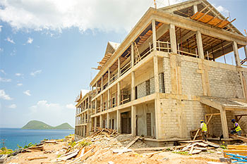 Доминиканский курорт: ход строительства от 4 июня 2019 - здания 7 и 6 с юга